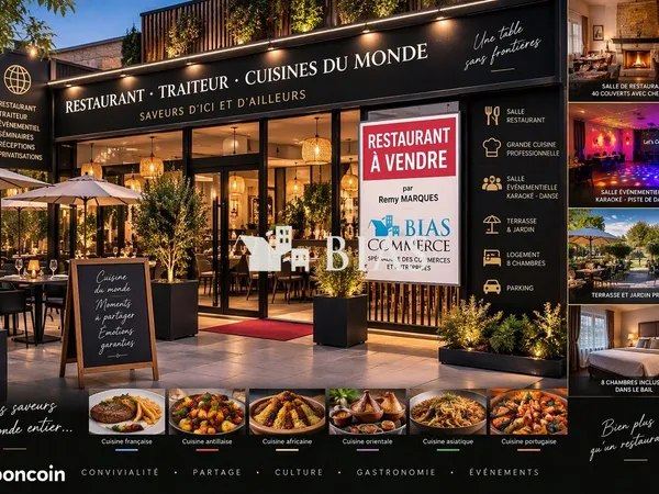 Restaurant 200 m² Bonnières-sur-Seine