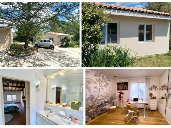 Maison T5 de 135,9 m2 et T2 de 36 m2