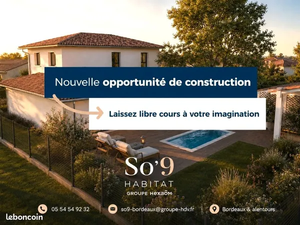 Terrain 410 m² Bruges