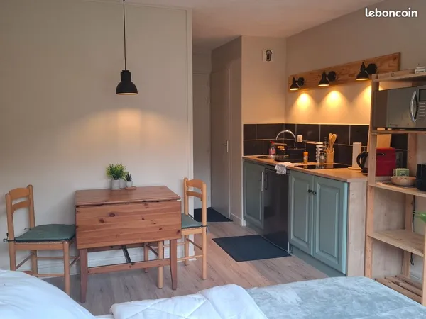 Studio rénové type appart hôtel 2⭐ - Le Lioran - Prêt à louer