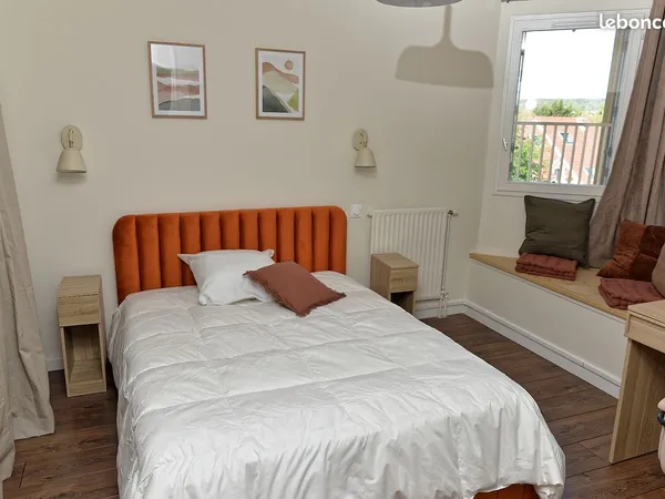 Chambre 11.64m2 avec TV dans colocation rénovée 78m2 Vieux Massy tout compris