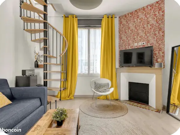 Duplex meublé avec terrasse - métro Canal du Midi - Climatisation - Internet inclus