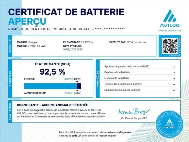 Peugeot 208 electrique 50 kwh 136ch — photo 31