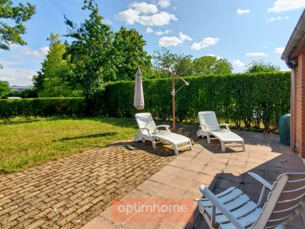 ARRAS CHR / CITADELLE - PAVILLON INDIVIDUEL SEMI PLAIN-PIED DE 219 M² - 5 CHAMBRES - SOUS-SOL COMPLE