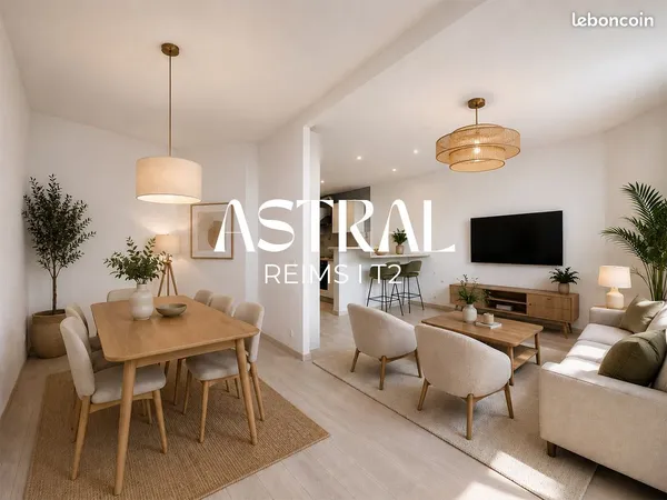 Appartement 2 pièces 49 m²