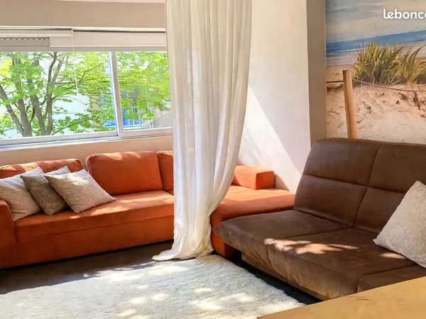 Studio 30m2 Gruissan plage - vue mer -rénové 2025 - 2 couchages - parking