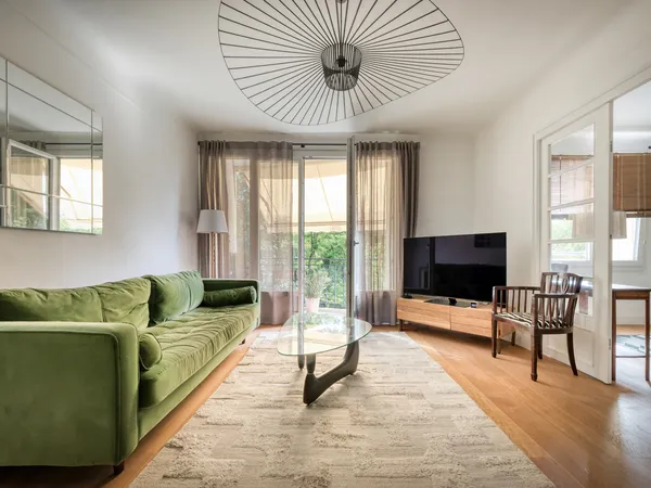 Appartement 5 pièces 88m2 rénové - Parc privé sécurisé, sans vis-à-vis