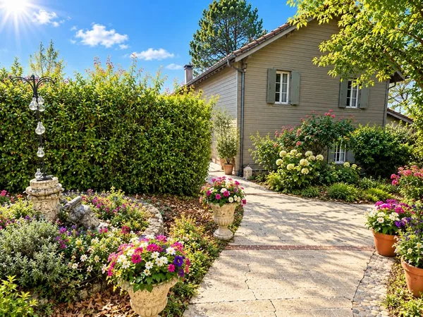 Propriété de charme avec gîte et piscine aux portes de Berge