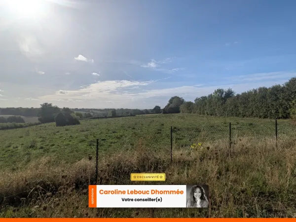Pavillon sur sous-sol complet avec prairie 6 000 m² — Vue dégagée plein sud au calme absolu