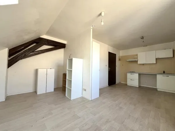 ARC SUR TILLE - T1 de 21,10m² (27,39m² au sol) avec grenier
