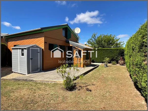 Chalet avec climatisation, prêt à vivre sur Oléron