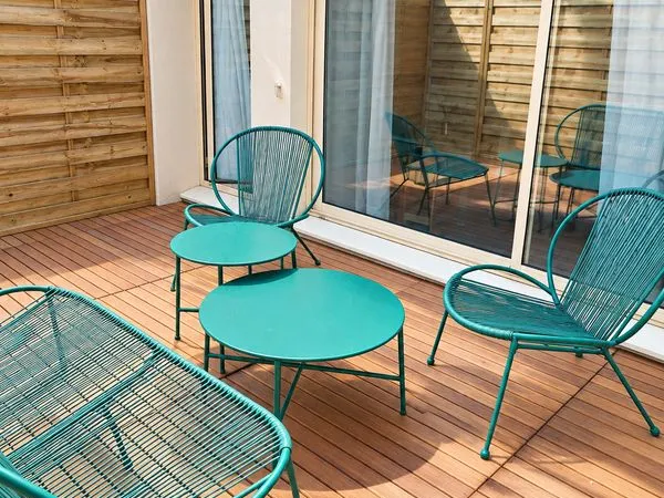 Location T1 avec terrasse, meublé hyper centre de Toulouse — 44 m²