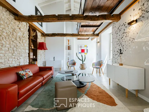 Longère charentaise à la rénovation de prestige