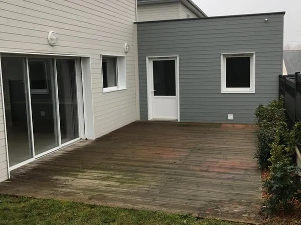Maison mitoyenne ossature bois