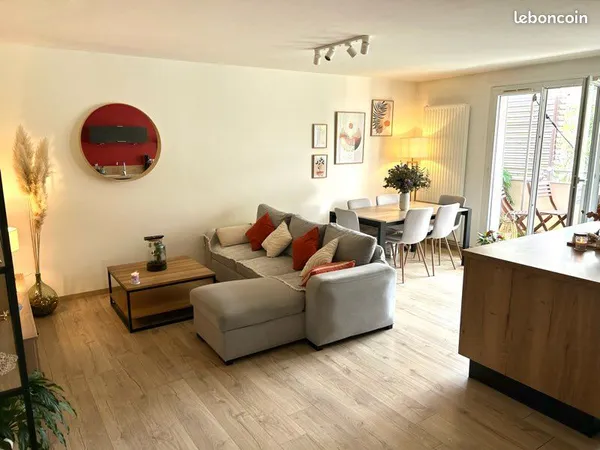 Appartement 77m2, 3 chambres, balcon, cave, piscine Chamalières