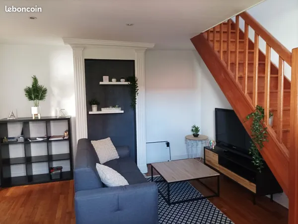 T2 duplex 50m² meublé Hôpital Central - Excellent état