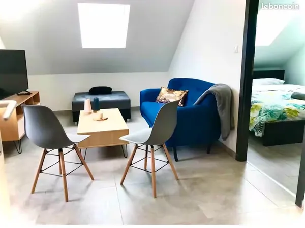 T3 avec jardin proche de toutes commodités Meublé 620 Euros