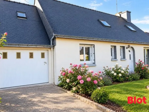 BLOT IMMOBILIER LORIENT - À VENDRE - GUIDEL - MAISON 82M² - 2 CHAMBRES - VIE DE PLAIN-PIED