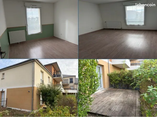 Appartement T3 Duplex avec jardin et terrasse