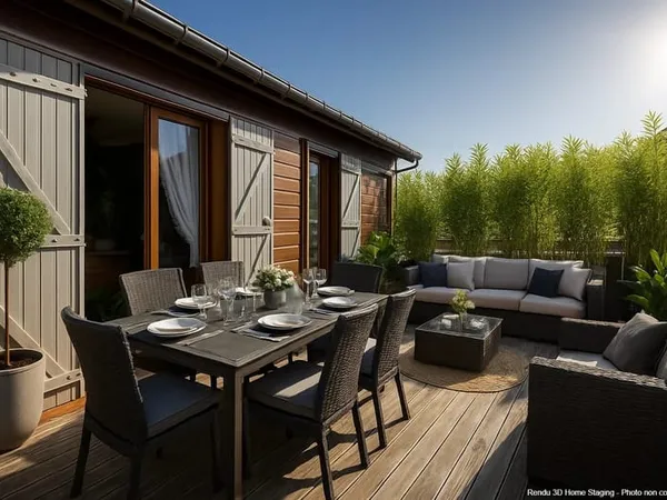 HARFLEUR FLEURVILLE, maison T2 avec jardin