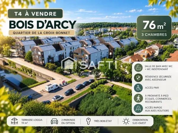 Appartement 4 pièces 76 m²