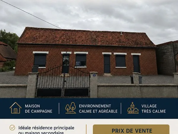 Maison - plain-pied avec grand jardin