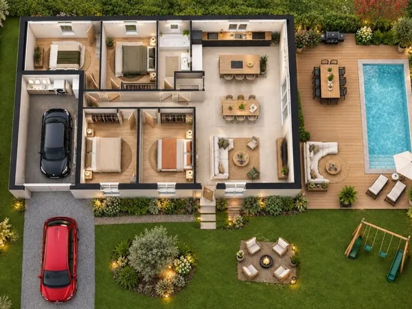 Maison 5 pièces 100 m²