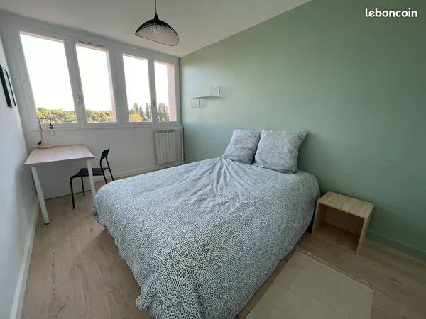 Colocation de 3 chambres individuelles