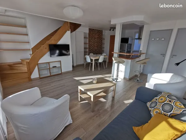 1 Chambre libre dans colocation meublée, centre-ville, refait totalement à neuf