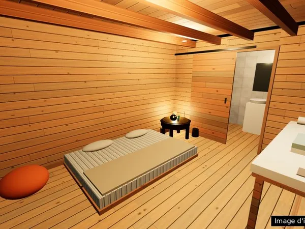 Salle de soins massages avec salle d'eau— Cubjac (24)