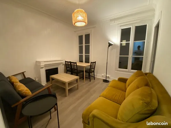 Appartement meublé 3 pièces Batignolles