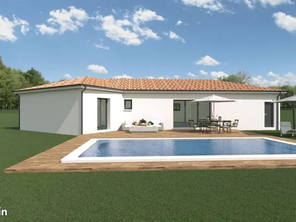 Montaigut sur save villa t5 sur terrain 446 m2