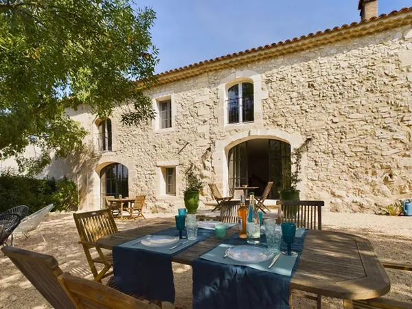 vacances les baux de provence - superbe mas avec vue sur les vil