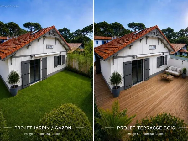 Emplacement idéal Abatilles : Maison Arcachonnaise près de la plage et des commerces.