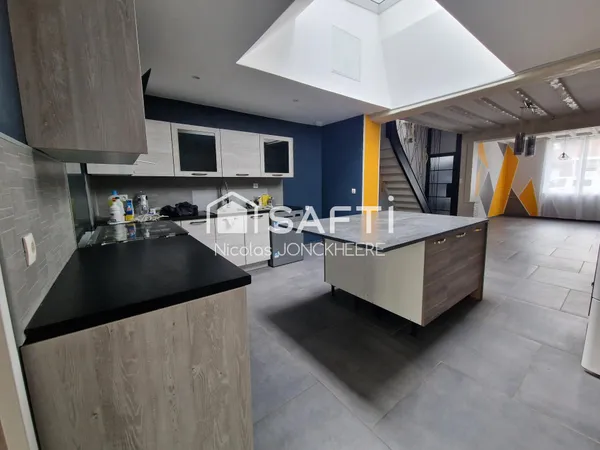 maison hazebrouck 3 chambres + bureau