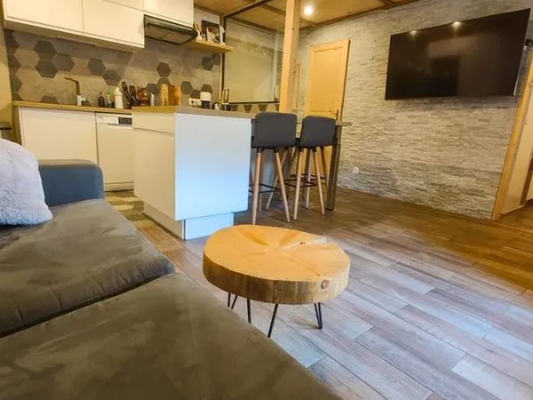 T2 meublé 35 m² - Grande terrasse 25 m² - Parking & cave - Scionzier