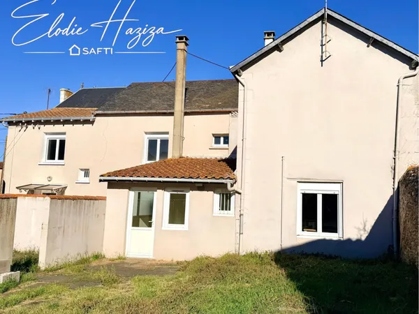 Maison de ville 184 terrain 900m2 Thenezay veranda