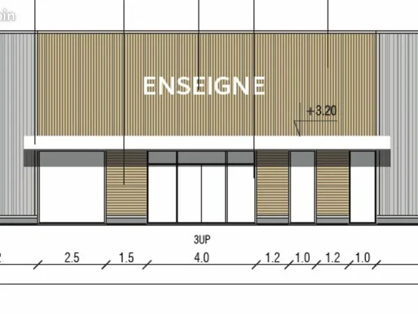 Local commercial 316 m² FITZ-JAMES