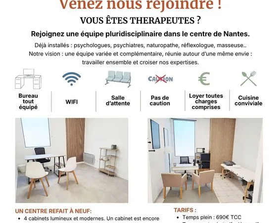 Location de cabinets Nantes centre