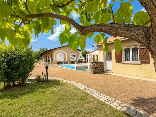 VERNIOLLE Maison 130 m² 3 chambres Piscine + Maison T2 de 47 m² louée