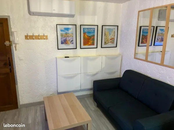 T2 meublé chambre séparée