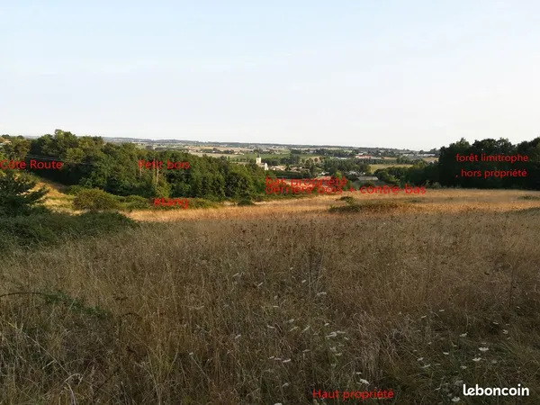 Terrain agricole 6,25ha - havre de paix - nombreux fruitiers - mare & petit bois