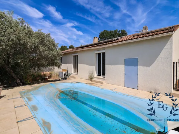 Charmante maison individuelle de 87 m² avec piscine sur terrain