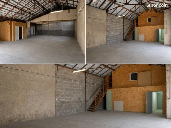 Local d’activité et entrepôt Location Brassac-les-Mines 1p 200m² 450€