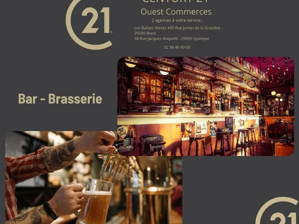 Fonds de commerce bar, brasserie Ploemeur