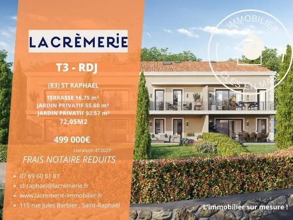 Appartement T3 Neuf et Lumineux