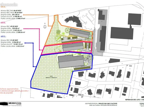 Local bureaux 1 000 m²