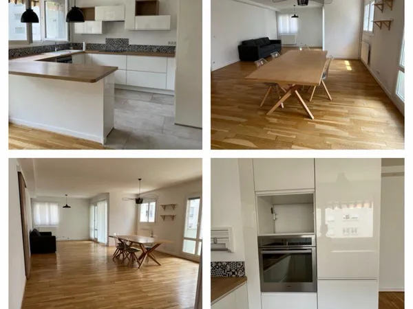 T4 location meublée+balcon Lyon 6e rue Louis Blanc