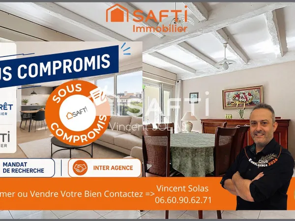 Appartement T4 de 96 m² Avec Balcon et Parking