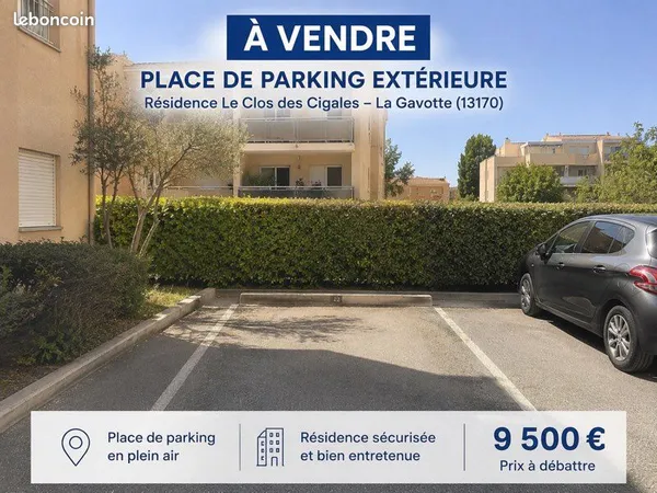 Place de parking à vendre